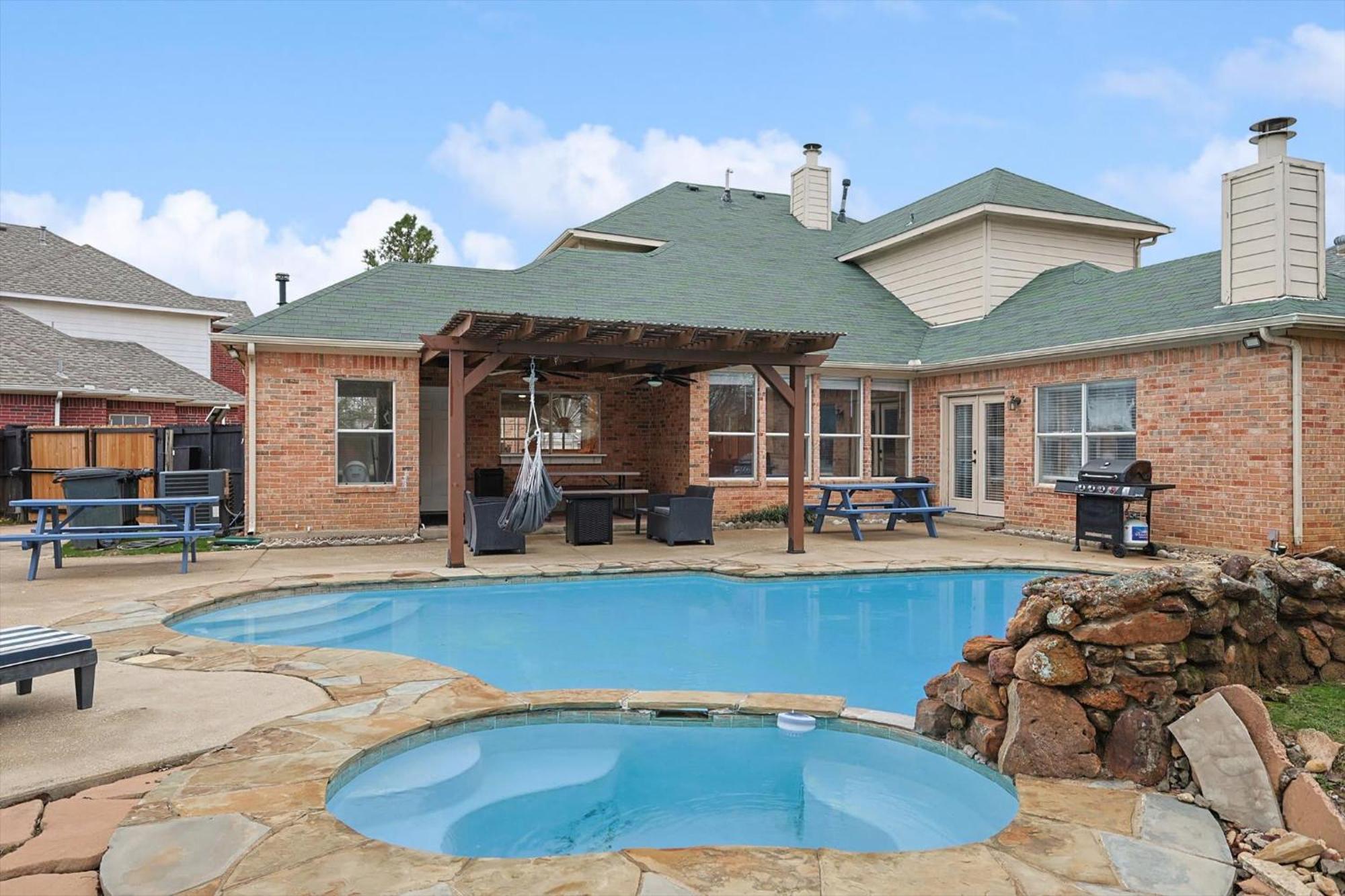 Hébergement de vacances Immaculate 5br 2,5ba With Pool Irving